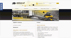 Desktop Screenshot of edukurs.pl